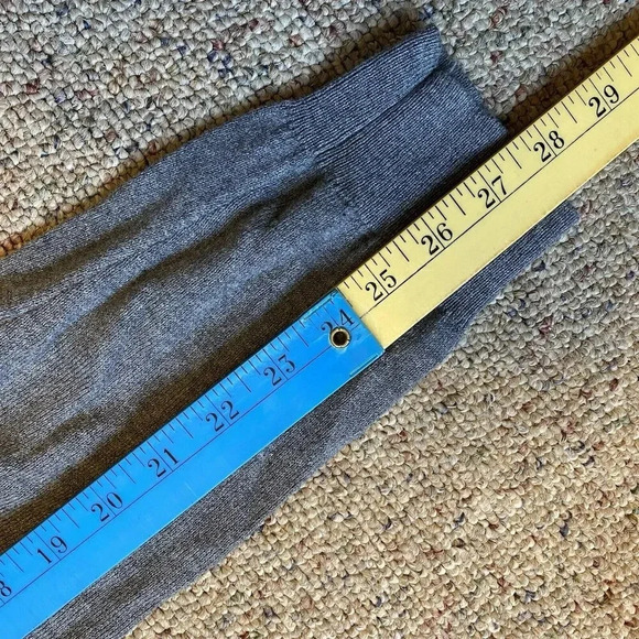 Foxcroft Gray Cotton Cashmere Blend Pullover V-Neck Sweater Mens Sz XXL Soft - Picture 3 of 7